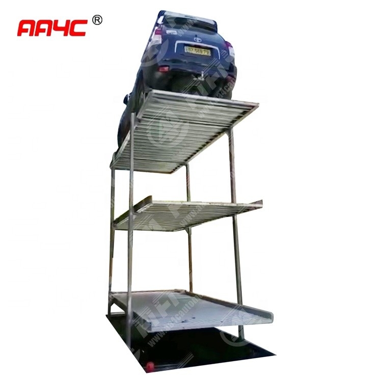 AA4C hydraulic underground car parking lift  in-ground car parking system vertical car parking system AA-UTS20/2; AA-UTS